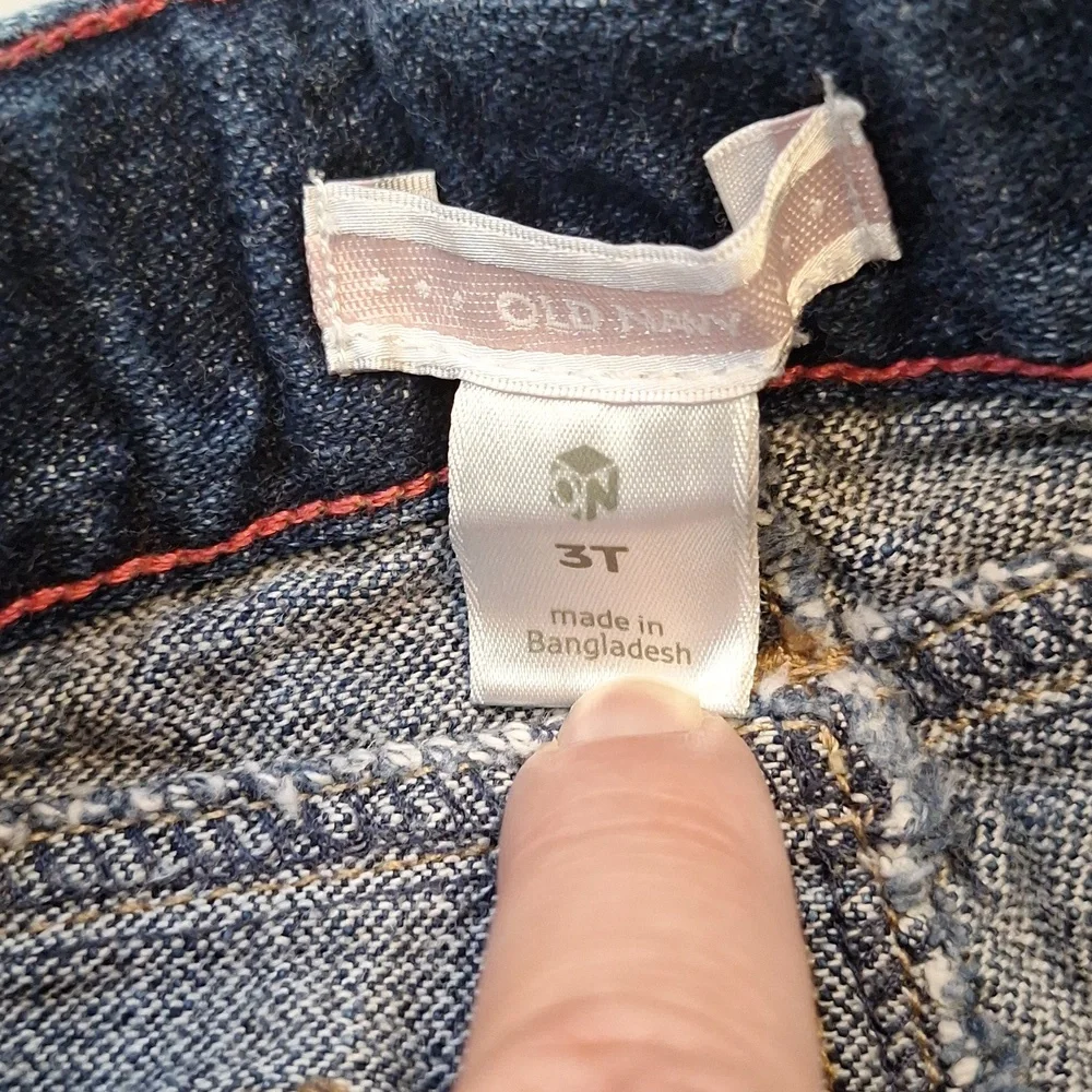 Old Navy 3T Girls Pull‎ on Stylish Blue Denim Jeans for Kids